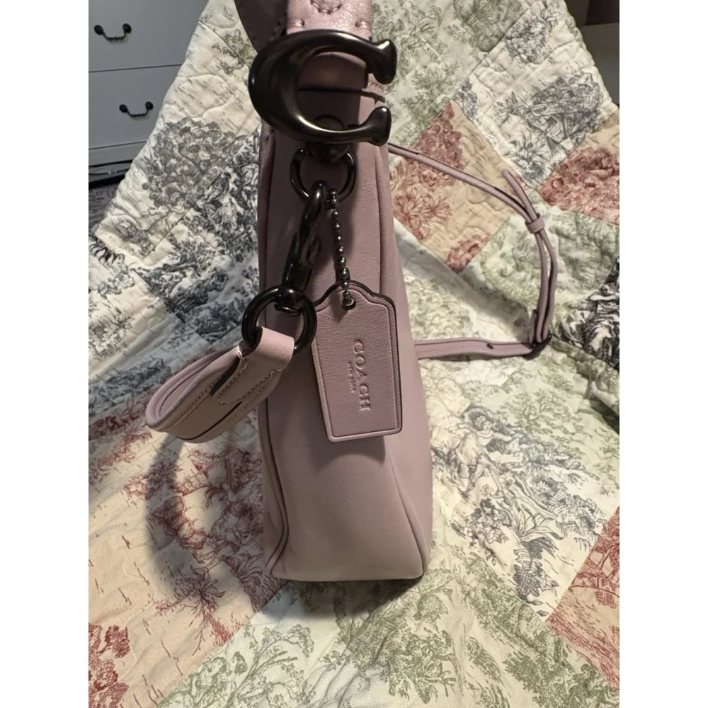 COACH Soft Tabby Hobo in Lilac Purple & Gunmetal Crossbody Shoulder Bag